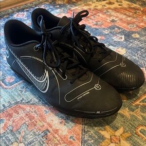 NWOT- Nike Soccer Cleats-  Sleek Design Monochromatic Look
